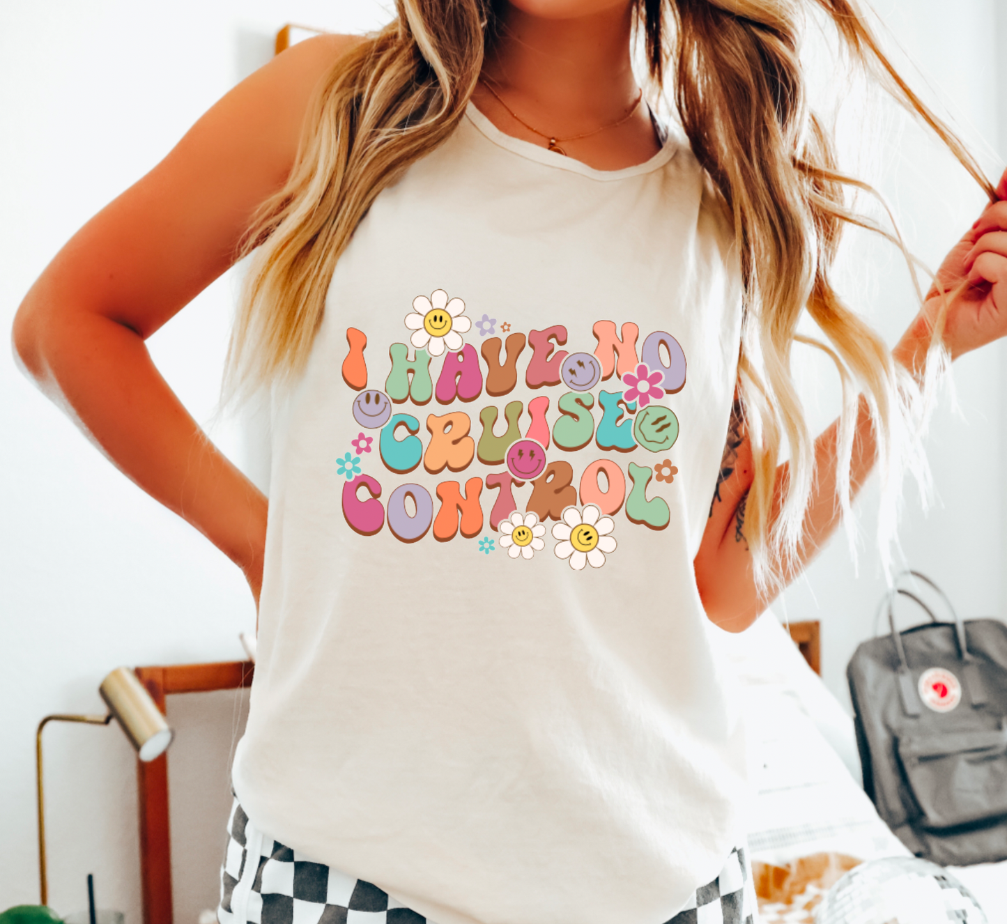 Retro I Have No Cruise Control Tank Top | Vacation | Cruise