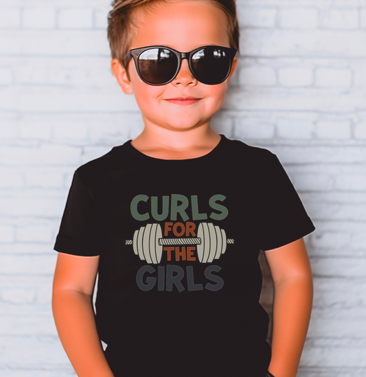 Curls For The Girls Toddler Gildan Graphic Tee