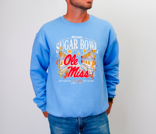 Ole Miss Sugar Bowl New Orleans Sweatshirt Football