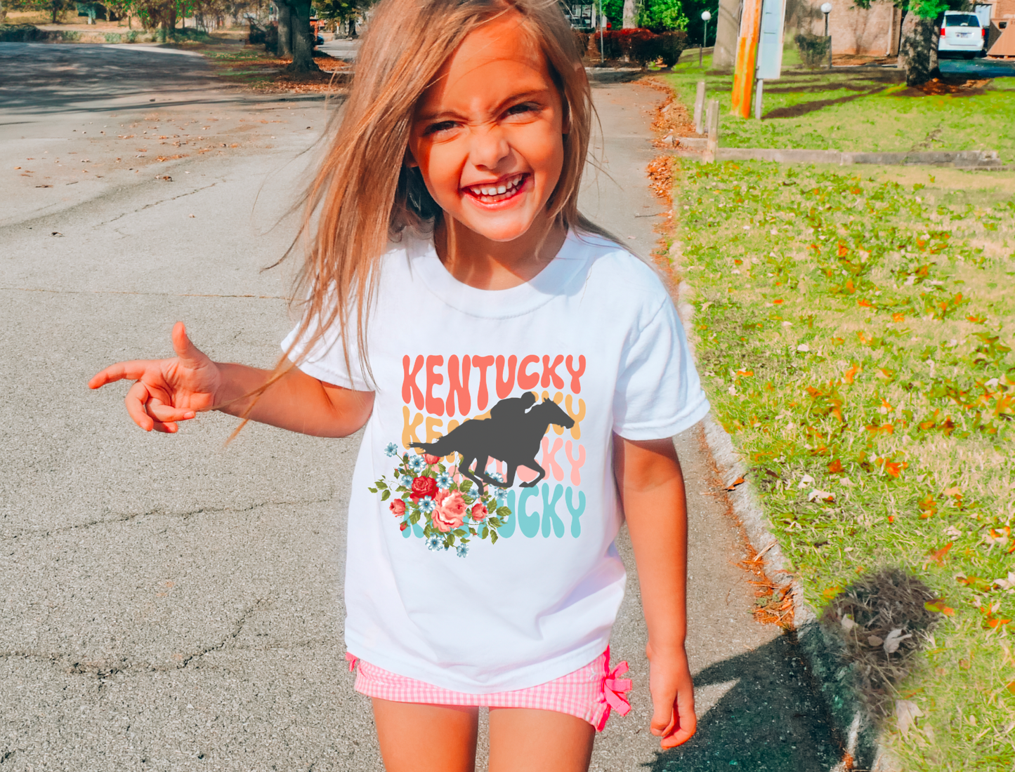 YOUTH Retro Kentucky Derby Graphic Tee  Kentucky Derby