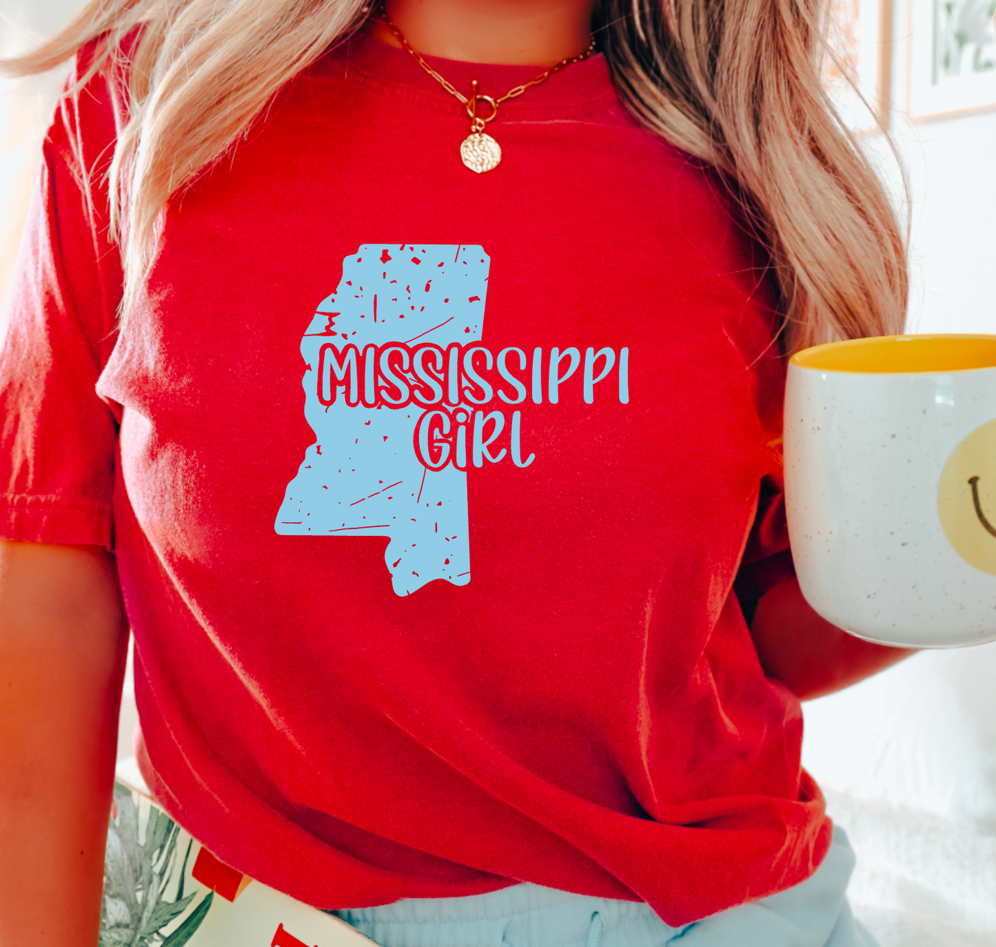 Mississippi Girl Comfort Colors Tee Ole Miss Tees