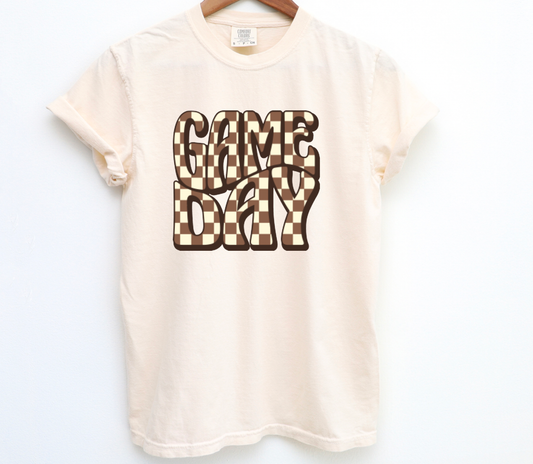 Game Day Checker Graphic Tee | T-Shirts
