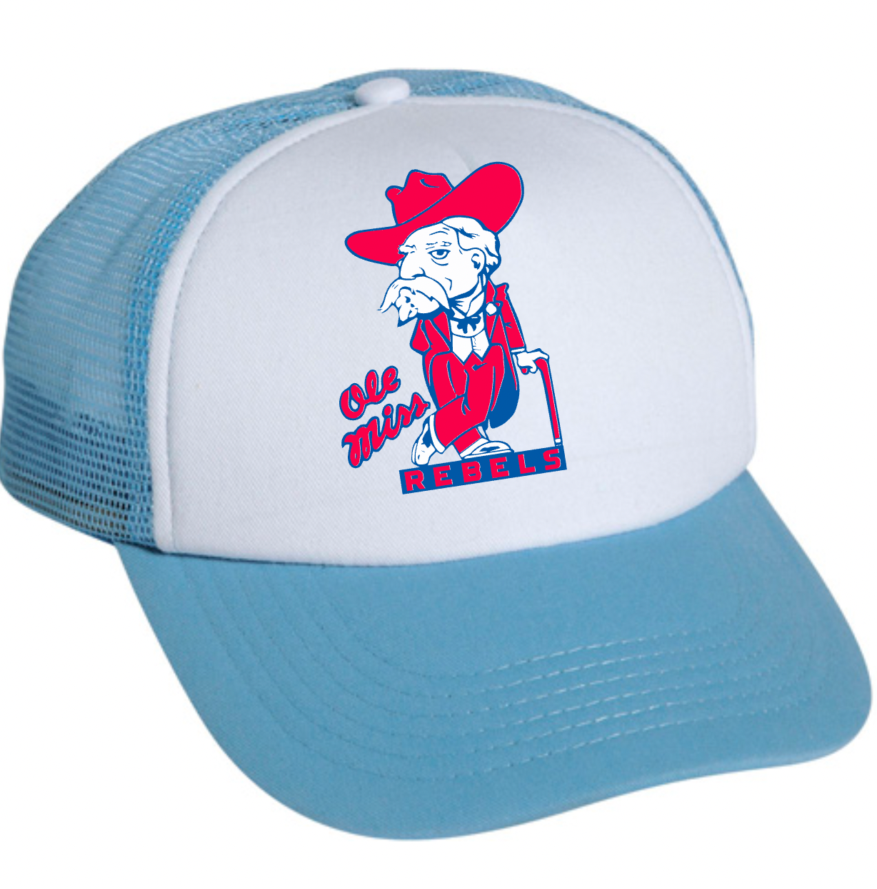 Ole Miss Colonel Reb Trucker Hat