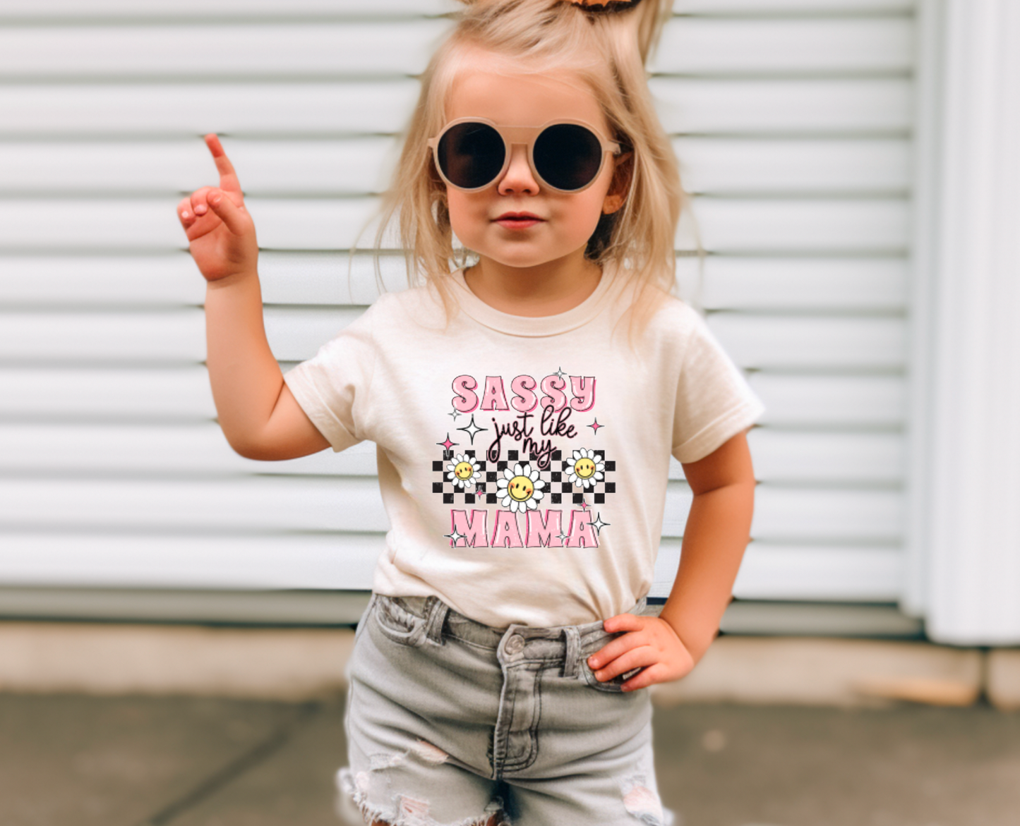 Sassy Just Like My Mama TODDLER Bella Canvas Tee