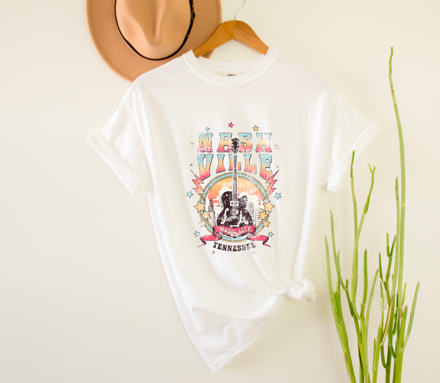 Nashville Music City Graphic Tee Nashville Tennessee Tees