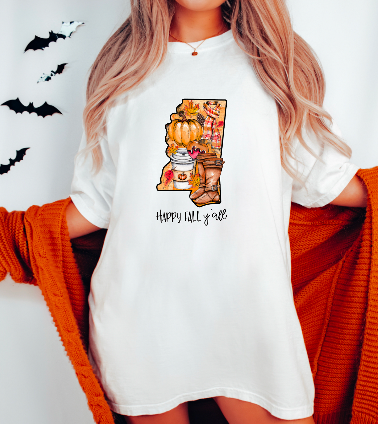 Mississippi Fall Y'all Graphic Tee Fall Tees