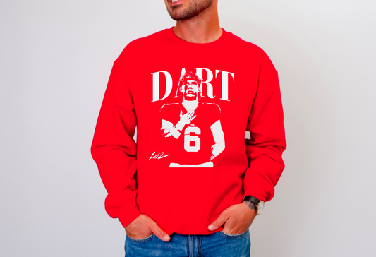 Jaxson Dart Football Graphic Sweatshirt Sports