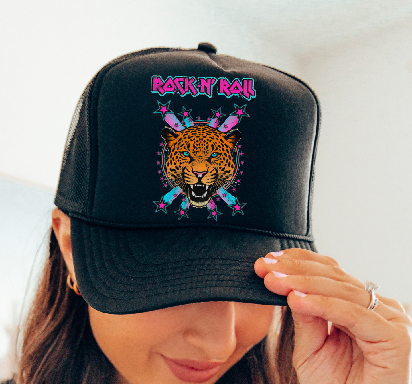 Tiger Rocker Trucker Hat | Rock | Roll