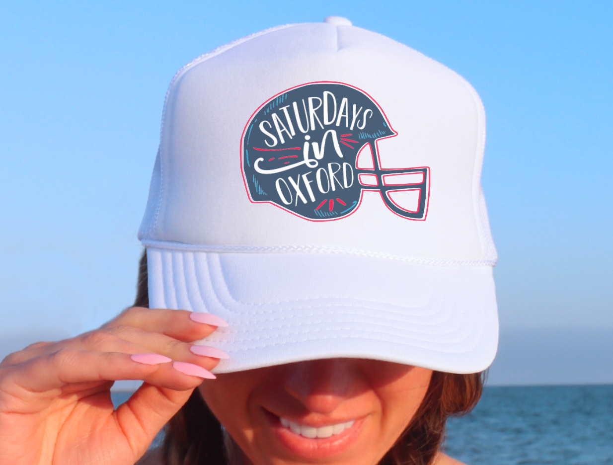 Saturdays In Oxford Baseball Cap Ole Miss Rebels