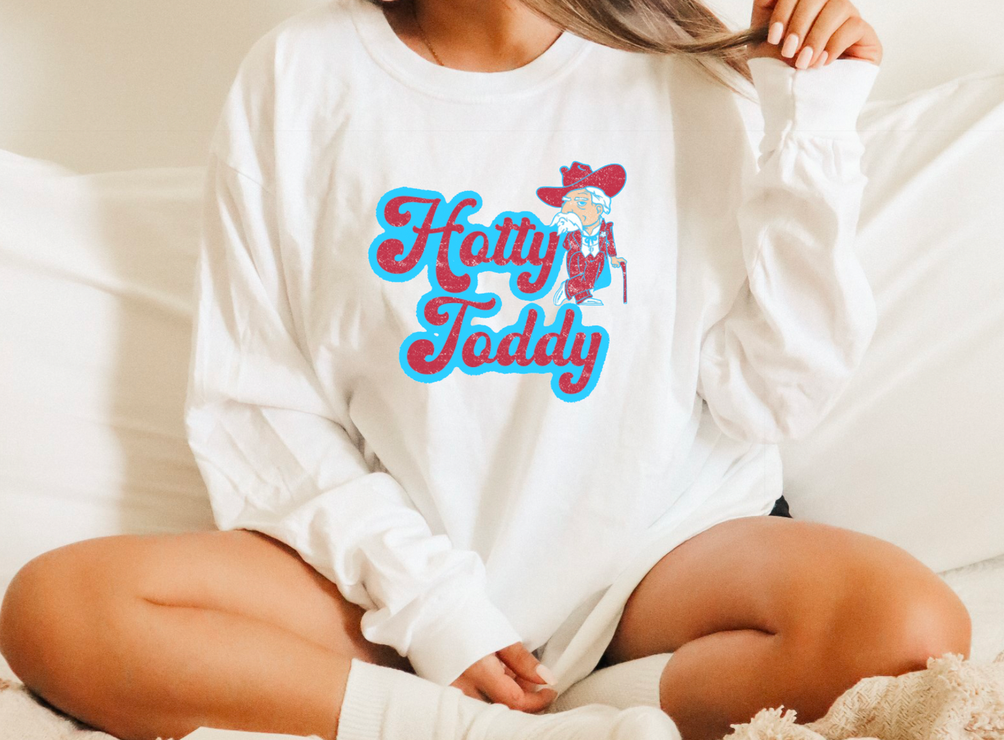 Powder Blue Hotty Toddy Gildan Long Sleeve Tee