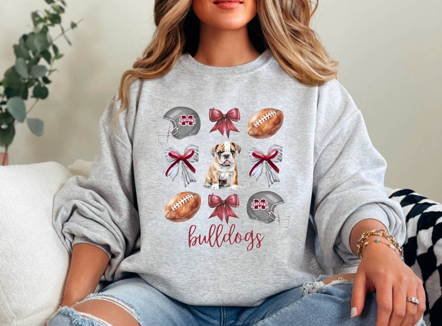 Football Coquette Sweatshirt Sports Game Day