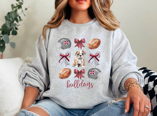 Football Coquette Sweatshirt Sports Game Day