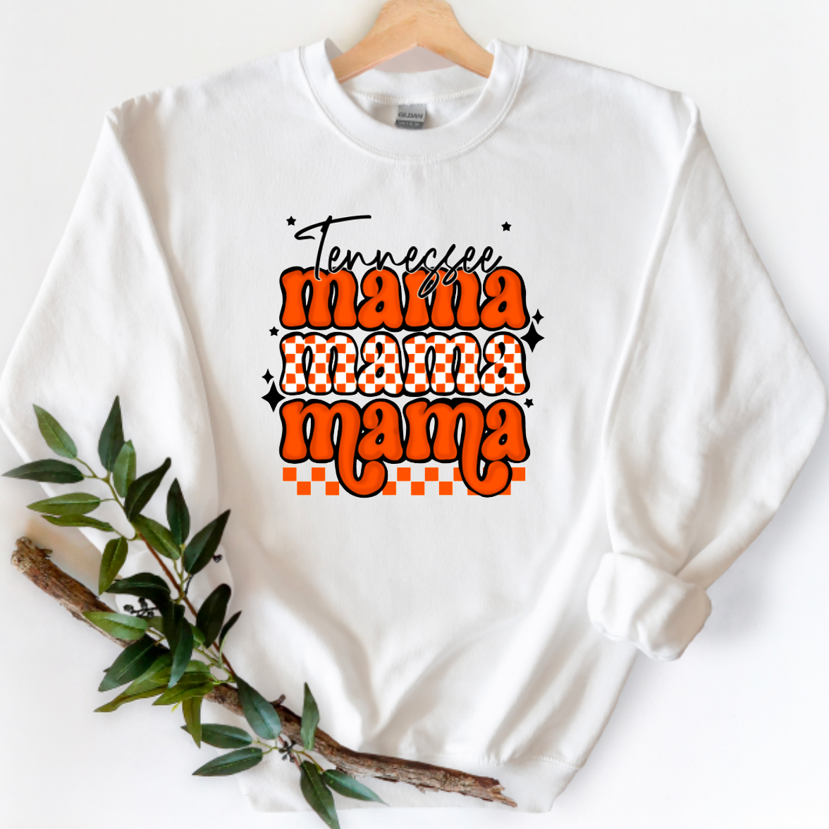 Tennessee Mama Checker Sweatshirt Tennessee Football Tees