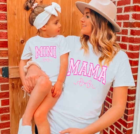 Mama and Mini Coquette Graphic Tee | Mama and Mini
