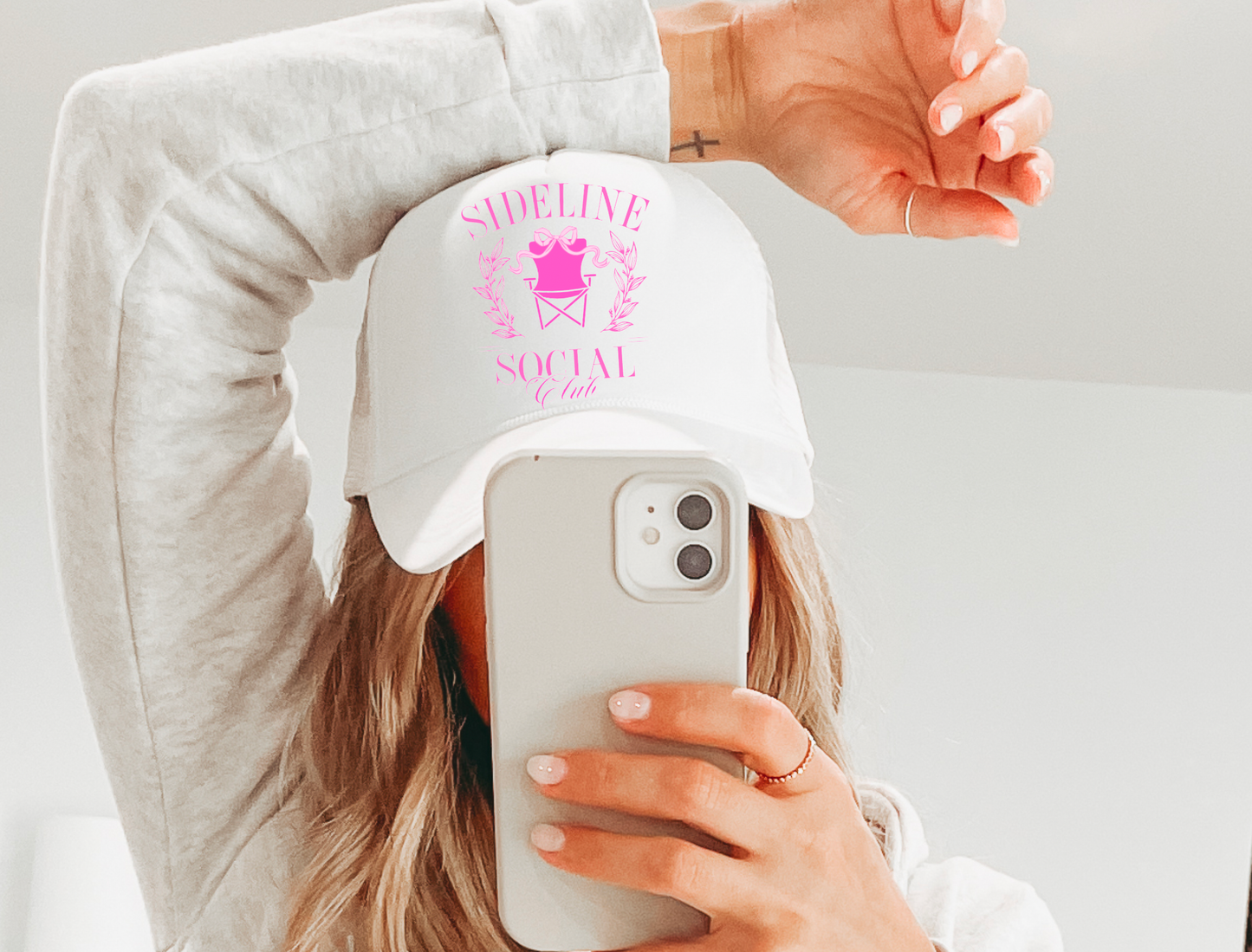 Preppy Coquette Sideline Social Club Trucker Hat | Sports