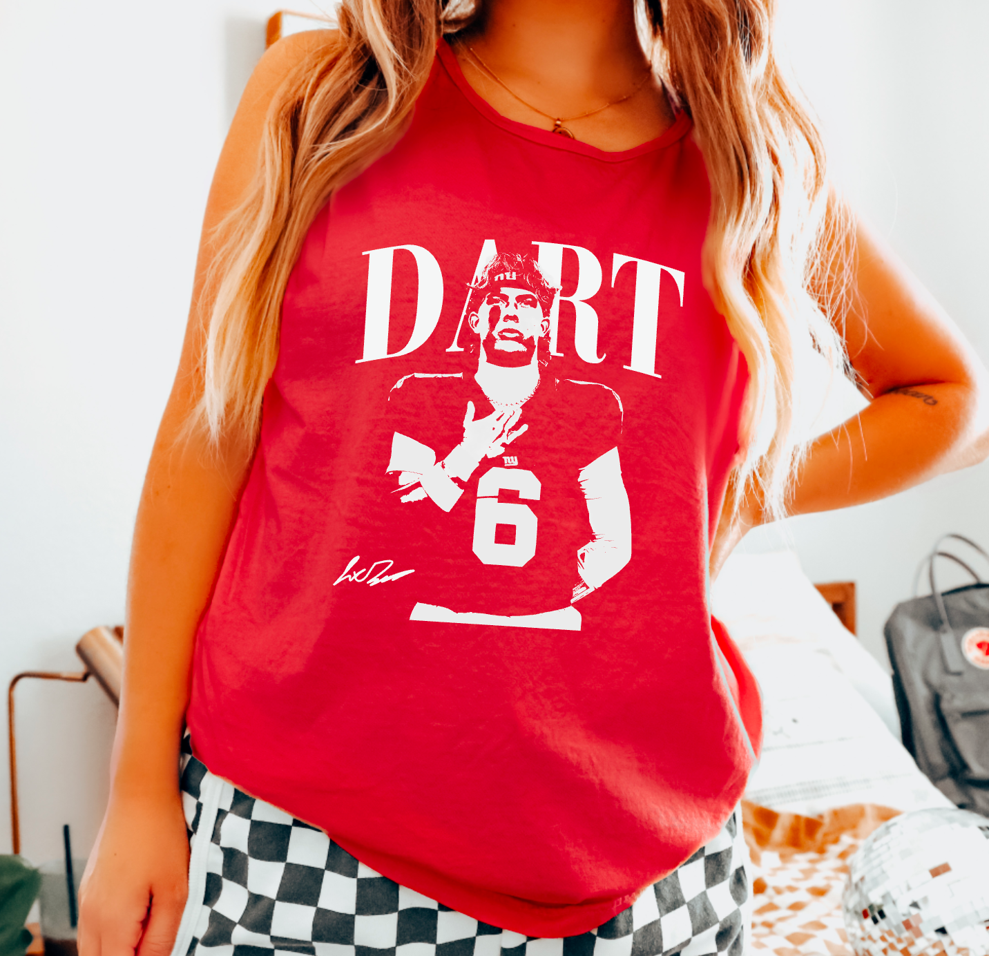 Jaxson Dart Football Graphic Tank Sports