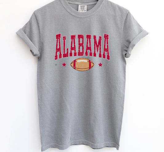 Alabama Football Graphic Tee T-Shirt Football Tees