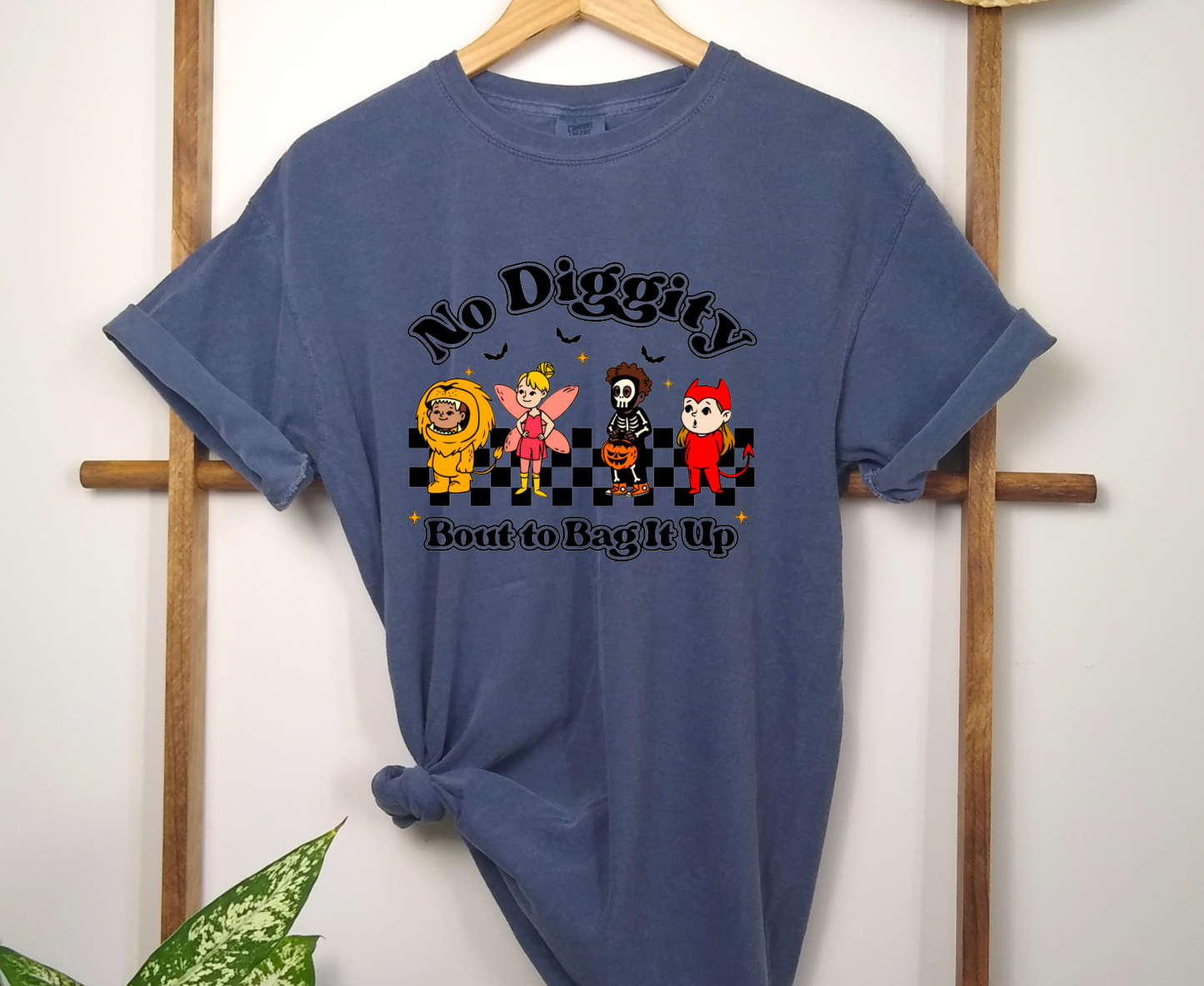 No Diggity Bout To Bag It Up Comfort Colors Tee Fall Tees