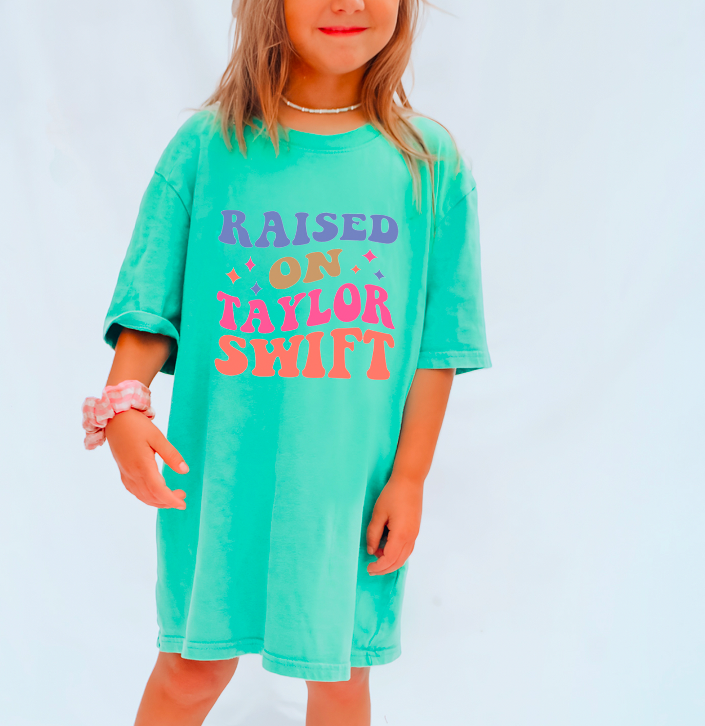 YOUTH Raised On Taylor Swift Graphic Tee Kids T-Shirt