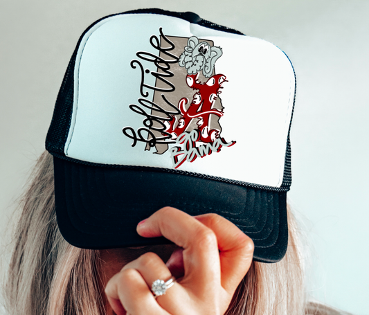 Roll Tide Alabama State Women's Trucker Hat Football