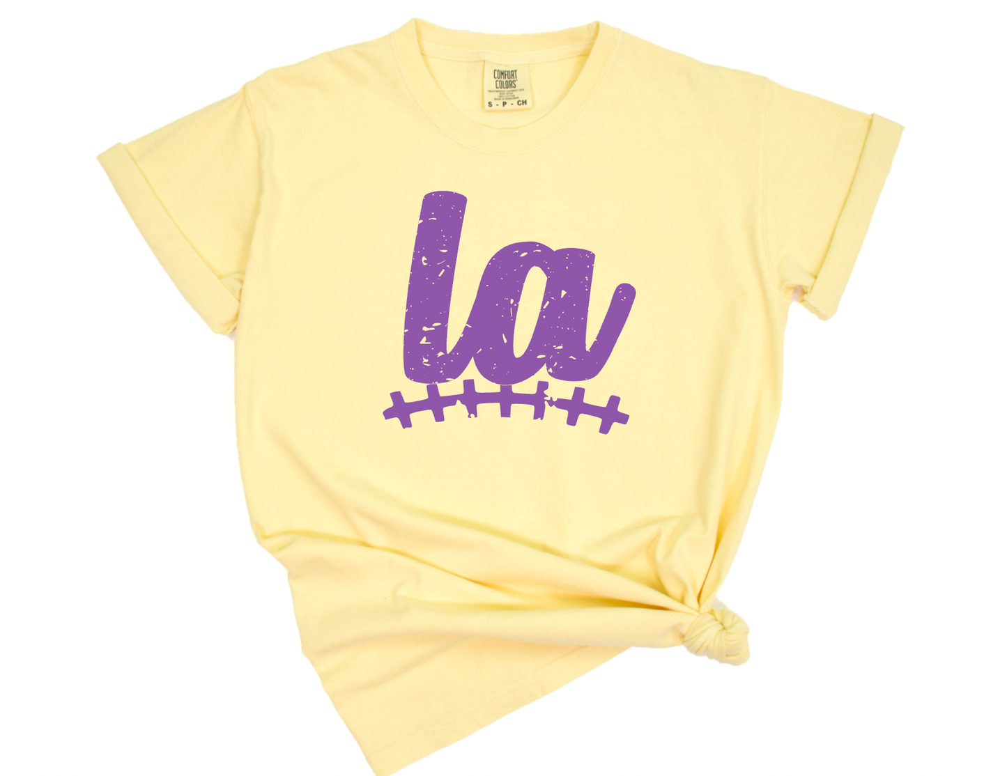 LSU Tigers Football Comfort Colors Tee