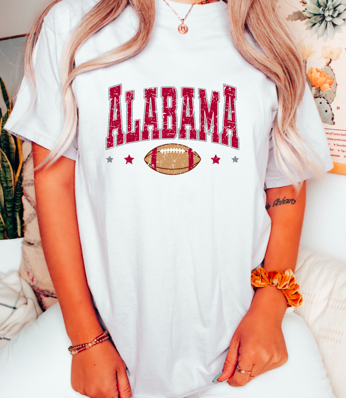 Alabama Football Graphic Tee T-Shirt Football Tees