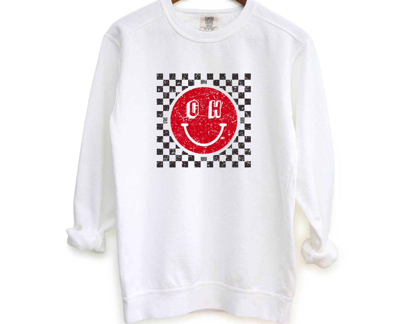 Ohio Checkered Sweatshirt Football Tees