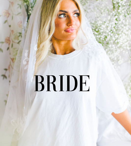 Bride Graphic Tee Wedding Tees Bachelorette Tees