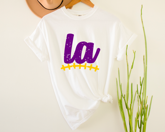 LSU Tigers Football Comfort Colors Tee