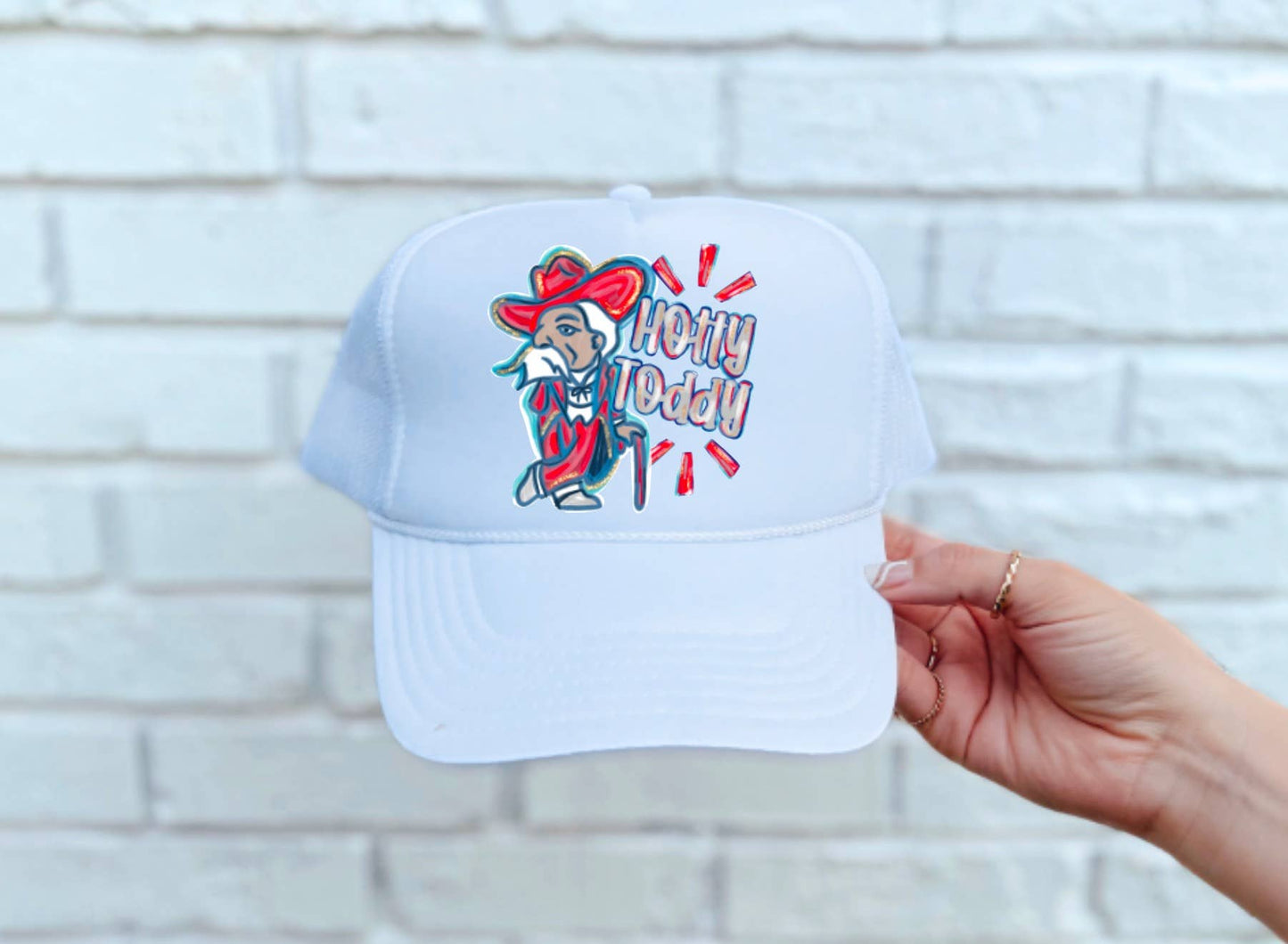 YOUTH Watercolor Hotty Toddy Trucker Hat Ole Miss