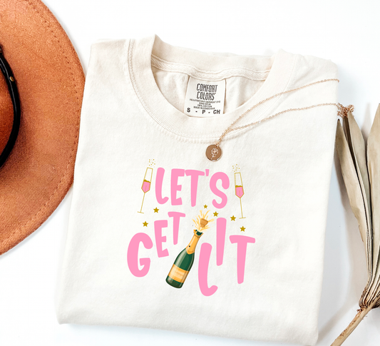 Let's Get Lit Graphic Tee | Bachelorette T-Shirts| Bride Tee