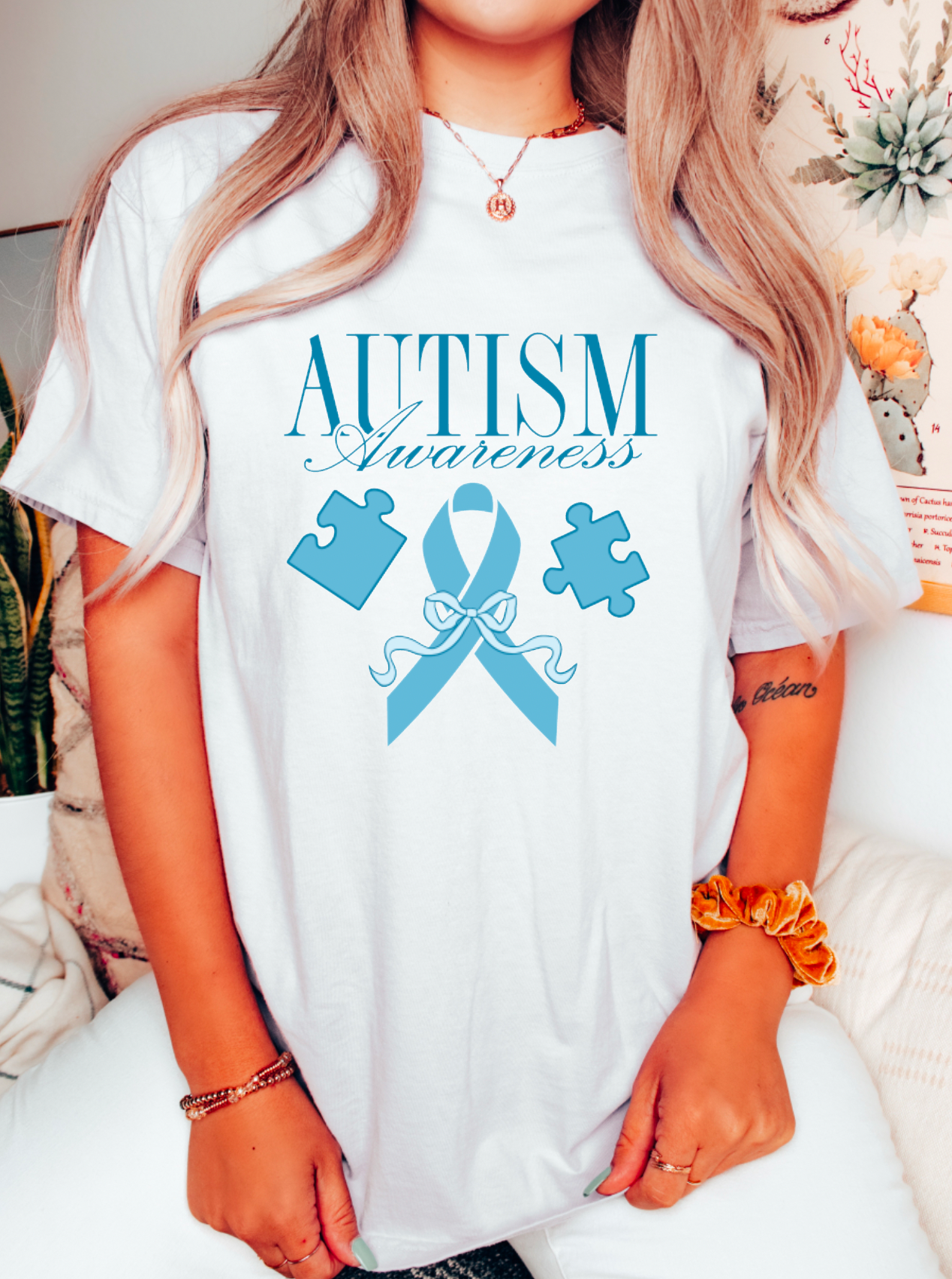 Coquette Autism Awareness Graphic Tee | Autism