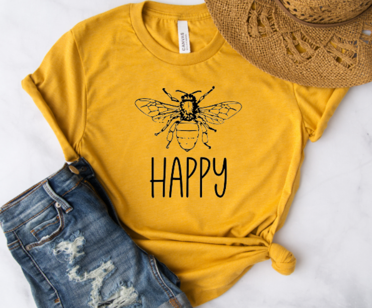 Be Happy Graphic Tee