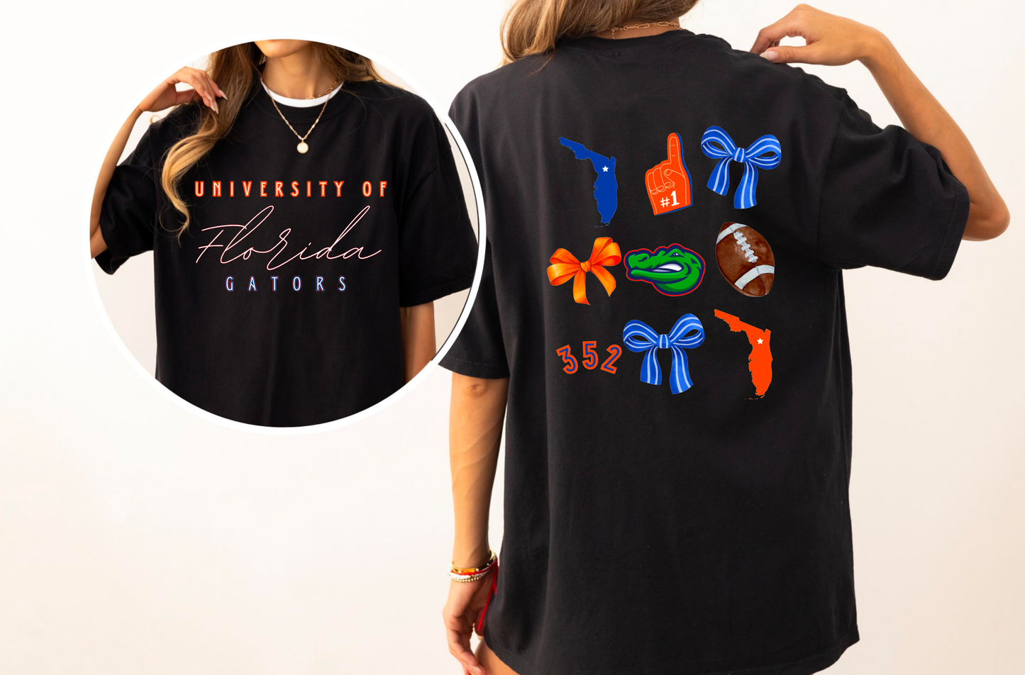  Florida Gators Football Coquette Graphic Tee