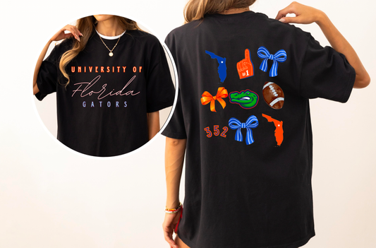  Florida Gators Football Coquette Graphic Tee