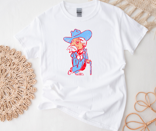 Powder Blue Colonel Reb Gildan 5000 Tee Ole Miss Tees