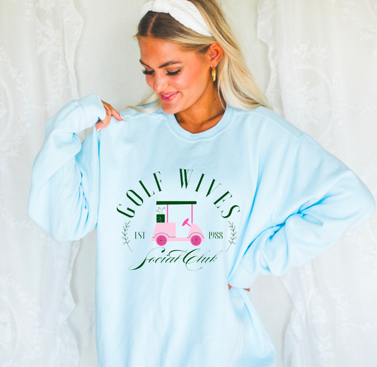 Preppy Golf Wives Social Club Sweatshirt | Golf