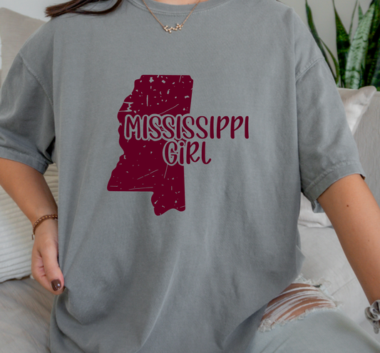 Mississippi Girl Comfort Colors Tee