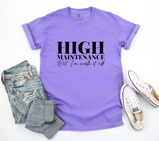 Bougie High Maintenance Graphic Tee | T-Shirts
