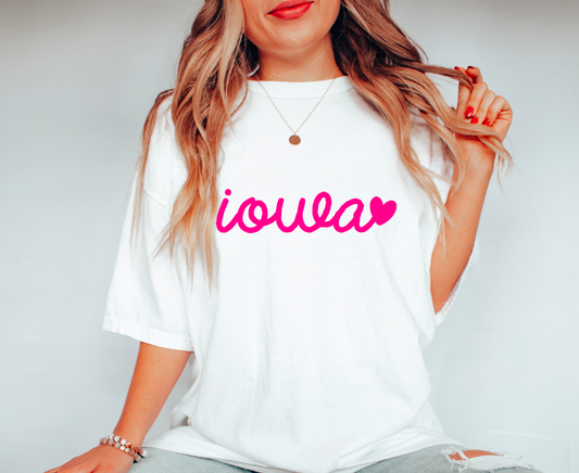 Iowa Heart Gildan Tee