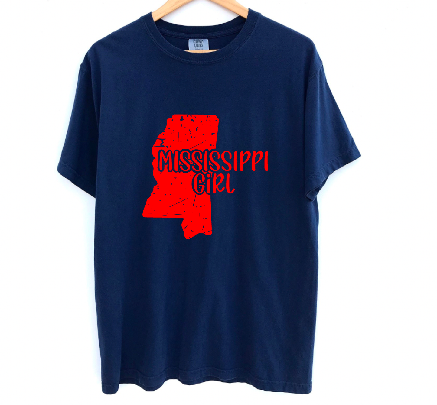 Mississippi Girl Comfort Colors Tee Ole Miss Tees