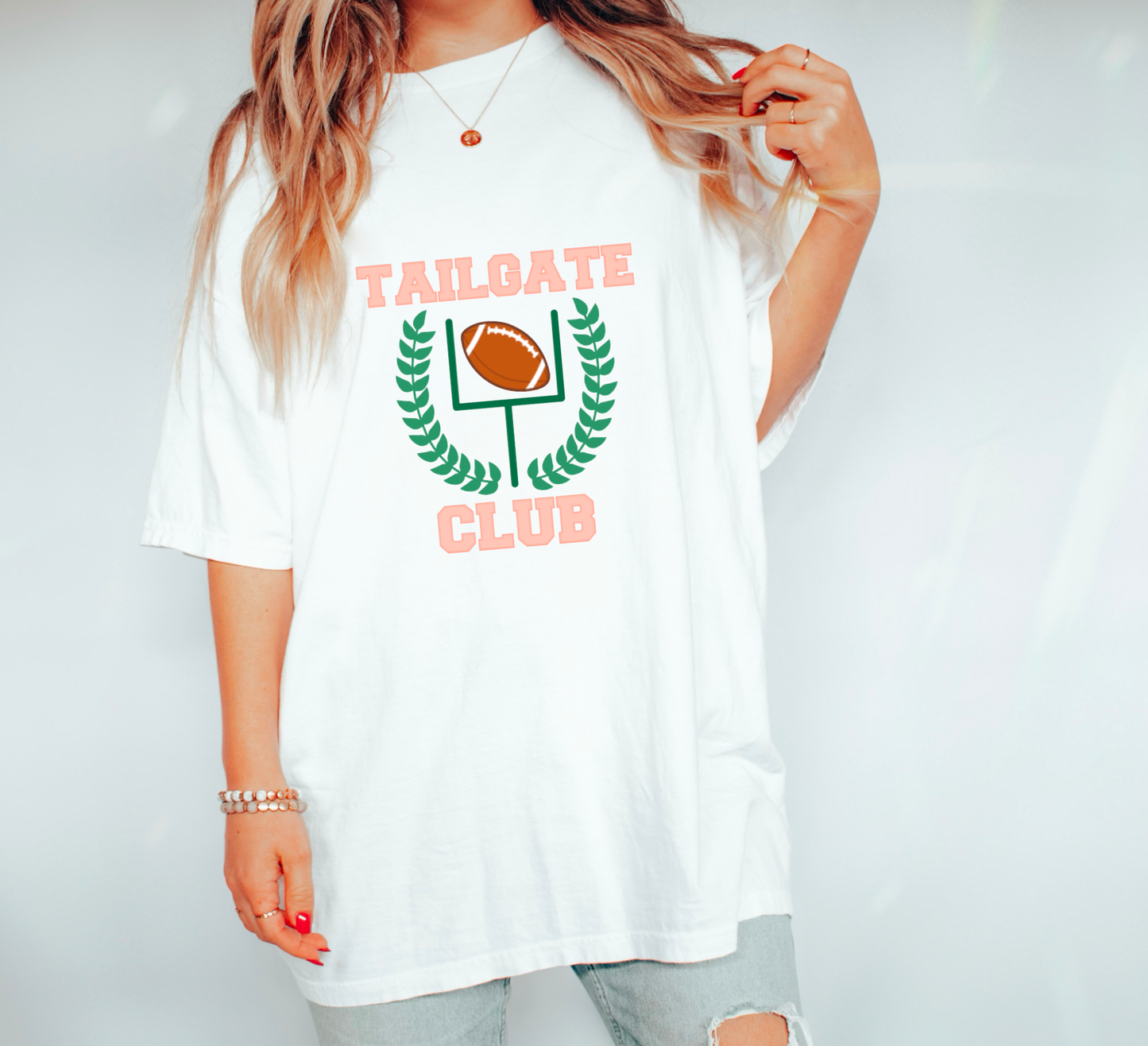 Preppy Tailgate Club Comfort Colors Tee/Tshirt Football Tees