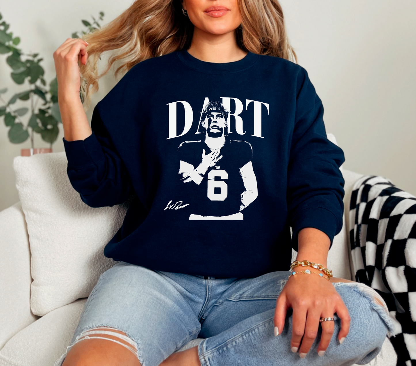 Jaxson Dart Football Graphic Sweatshirt Sports