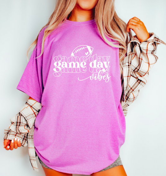 Game Day Vibes Football Graphic Tee | T-Shirts