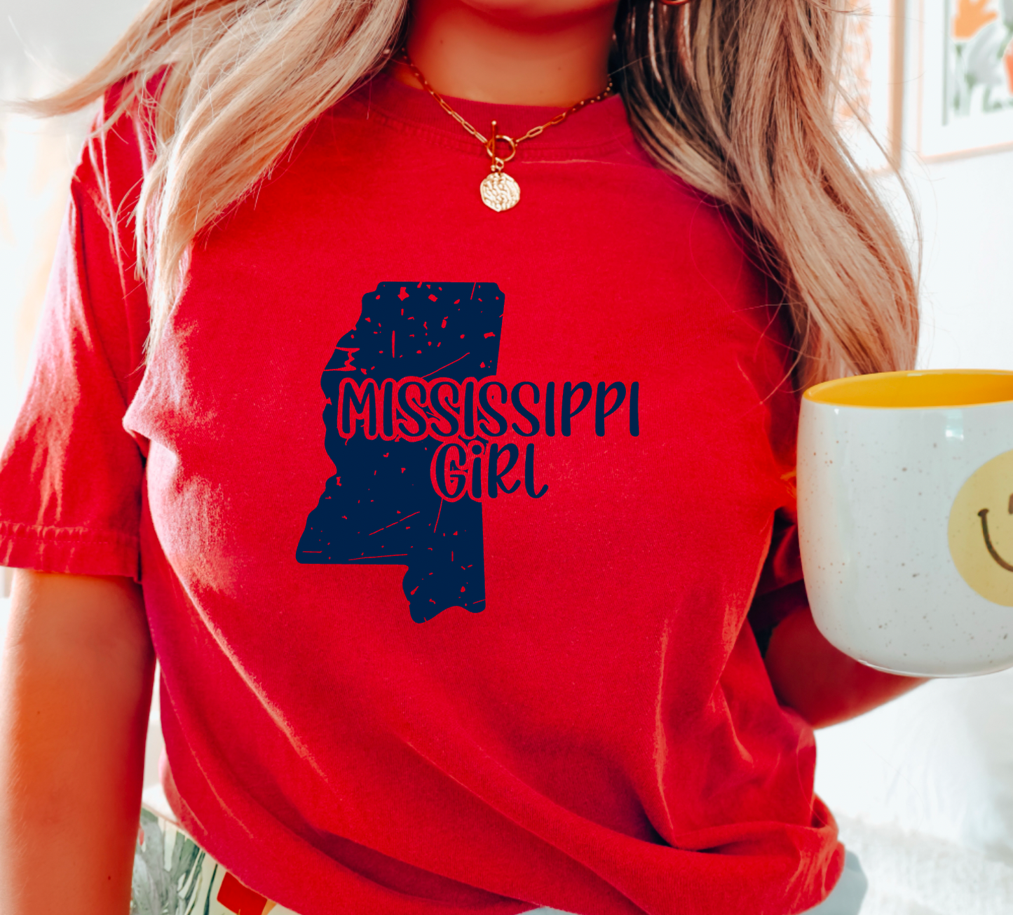 Mississippi Girl Comfort Colors Tee Ole Miss Tees