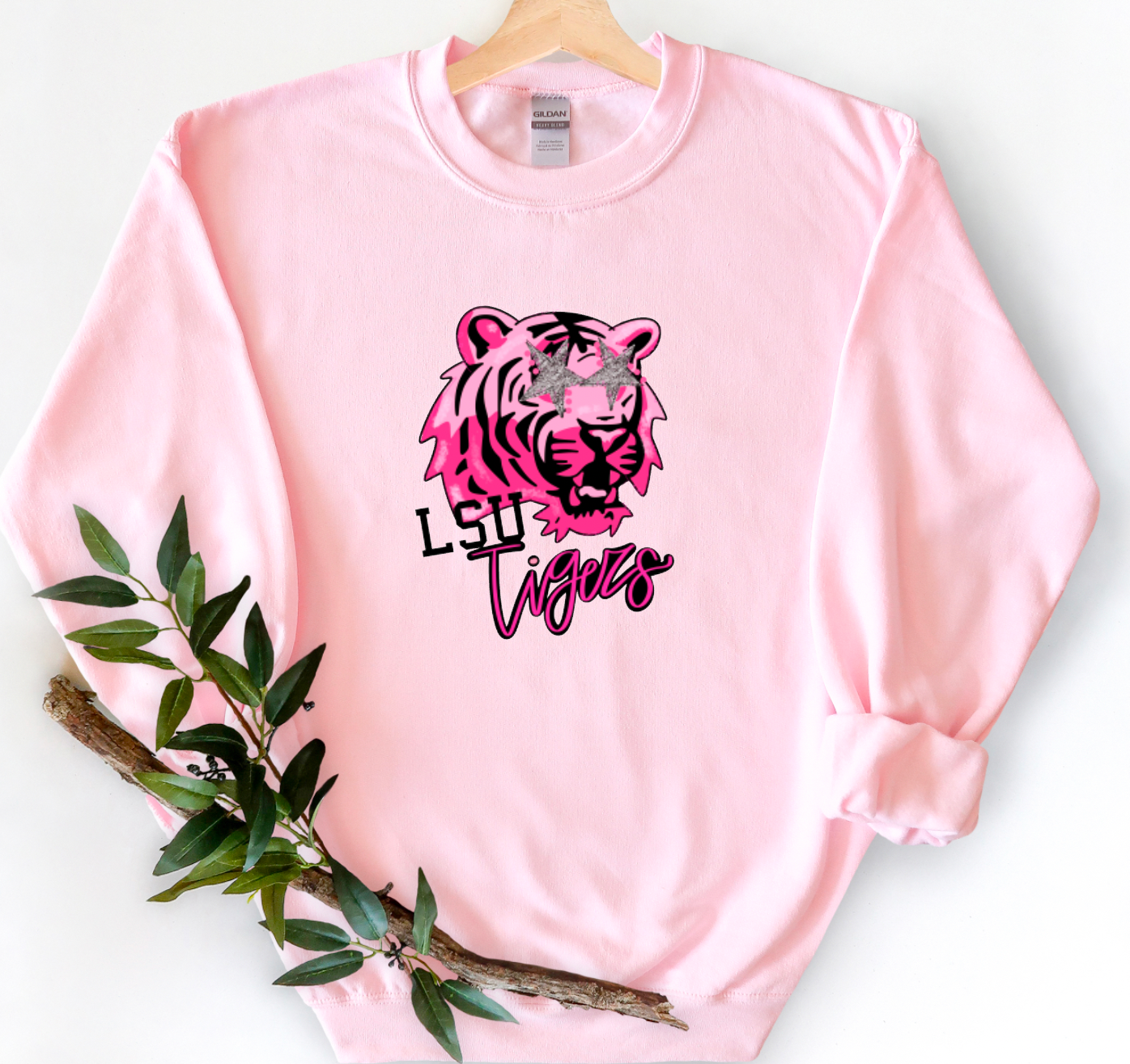 LSU Tigers Preppy Gildan Sweatshirt