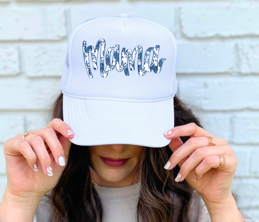 Mama Toile Trucker Hat 