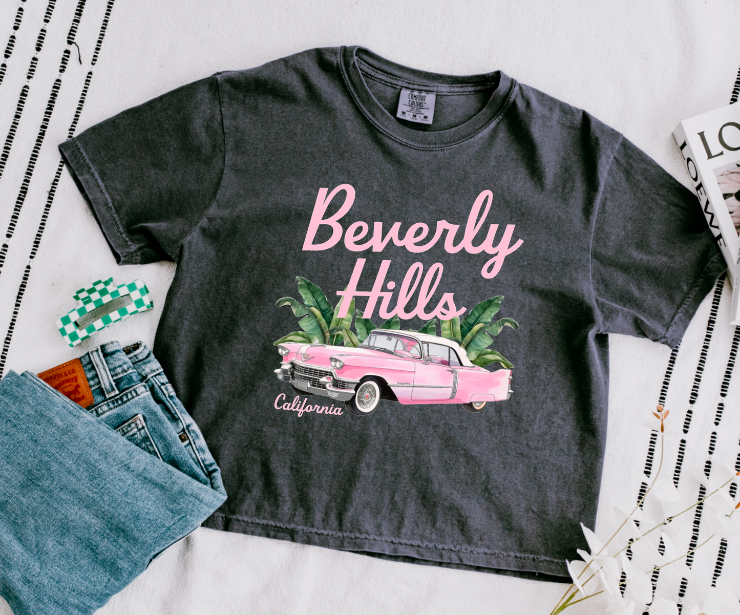 Beverly Hills California Boxy Tee Preppy Women's T-Shirt