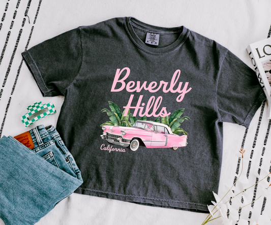 Beverly Hills California Boxy Tee Preppy Women's T-Shirt