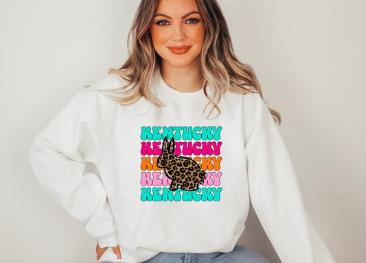 Kentucky Easter Stacked Gildan Sweatshirt